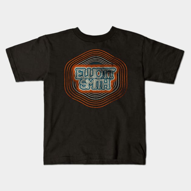 elliott smith line Kids T-Shirt by tsaah blegur